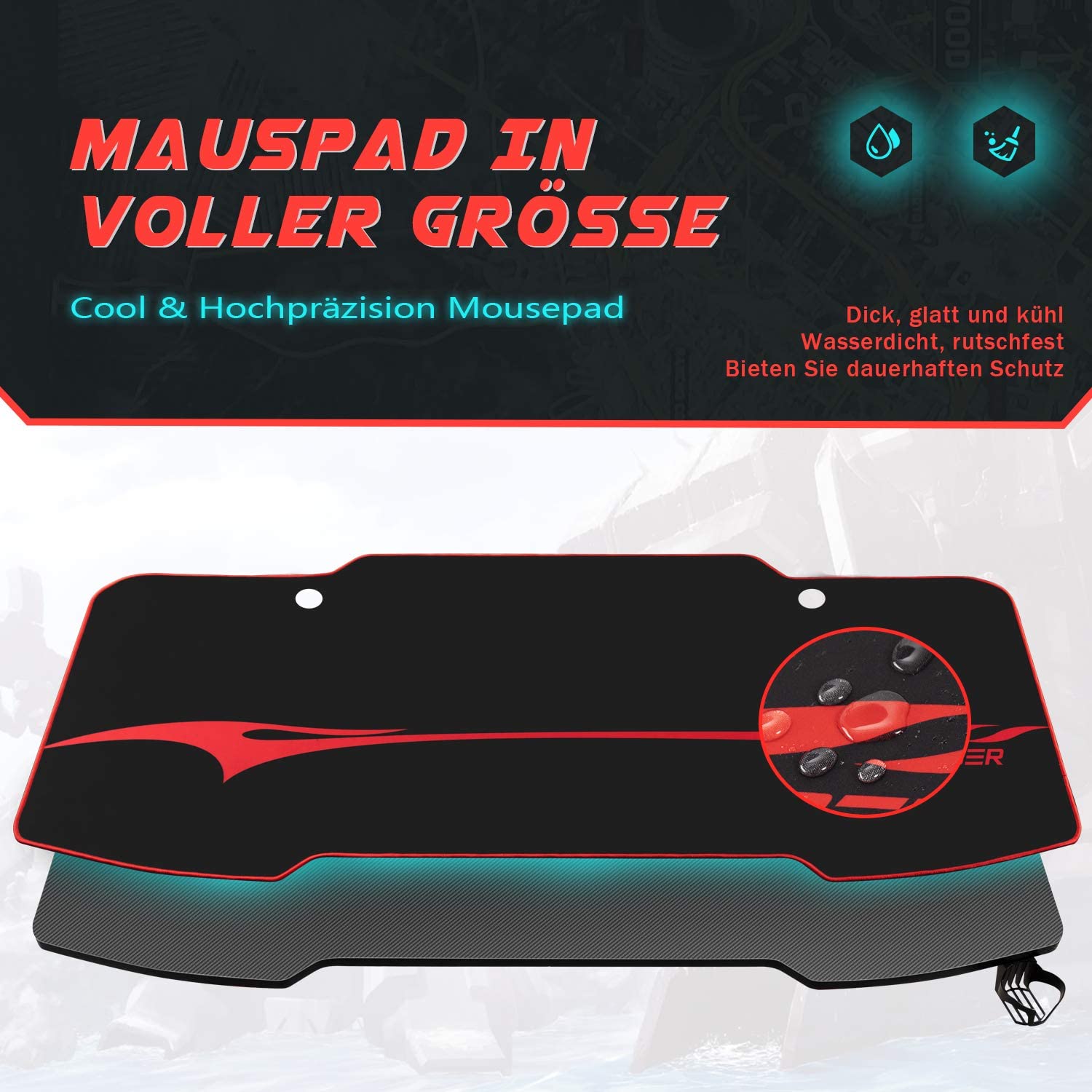 Schwarz 140 cm