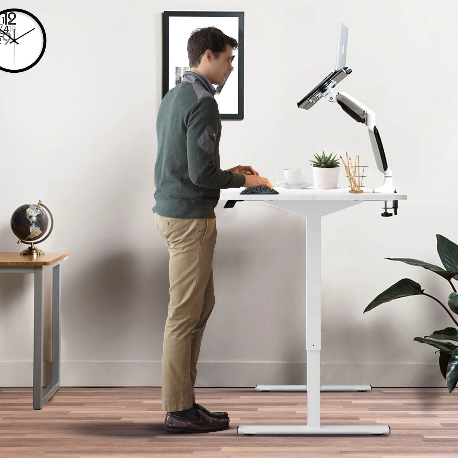 Elektrisch Höhenverstellbarer Schreibtisch 140X70 cm