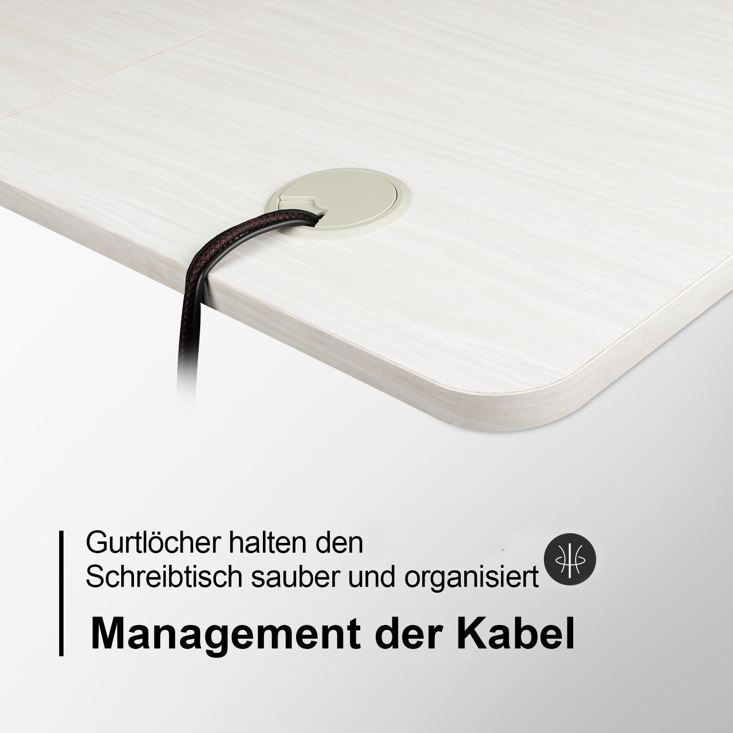 Elektrisch Höhenverstellbarer Schreibtisch 140X70 cm