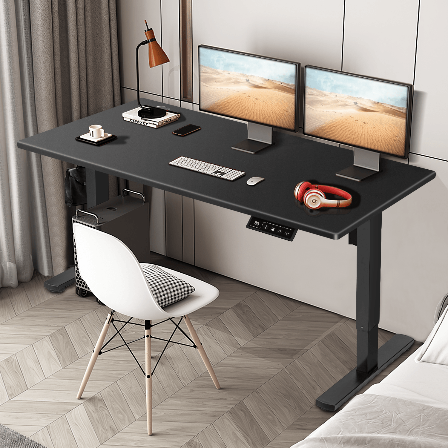 Elektrisch Höhenverstellbarer Schreibtisch 140X70 cm