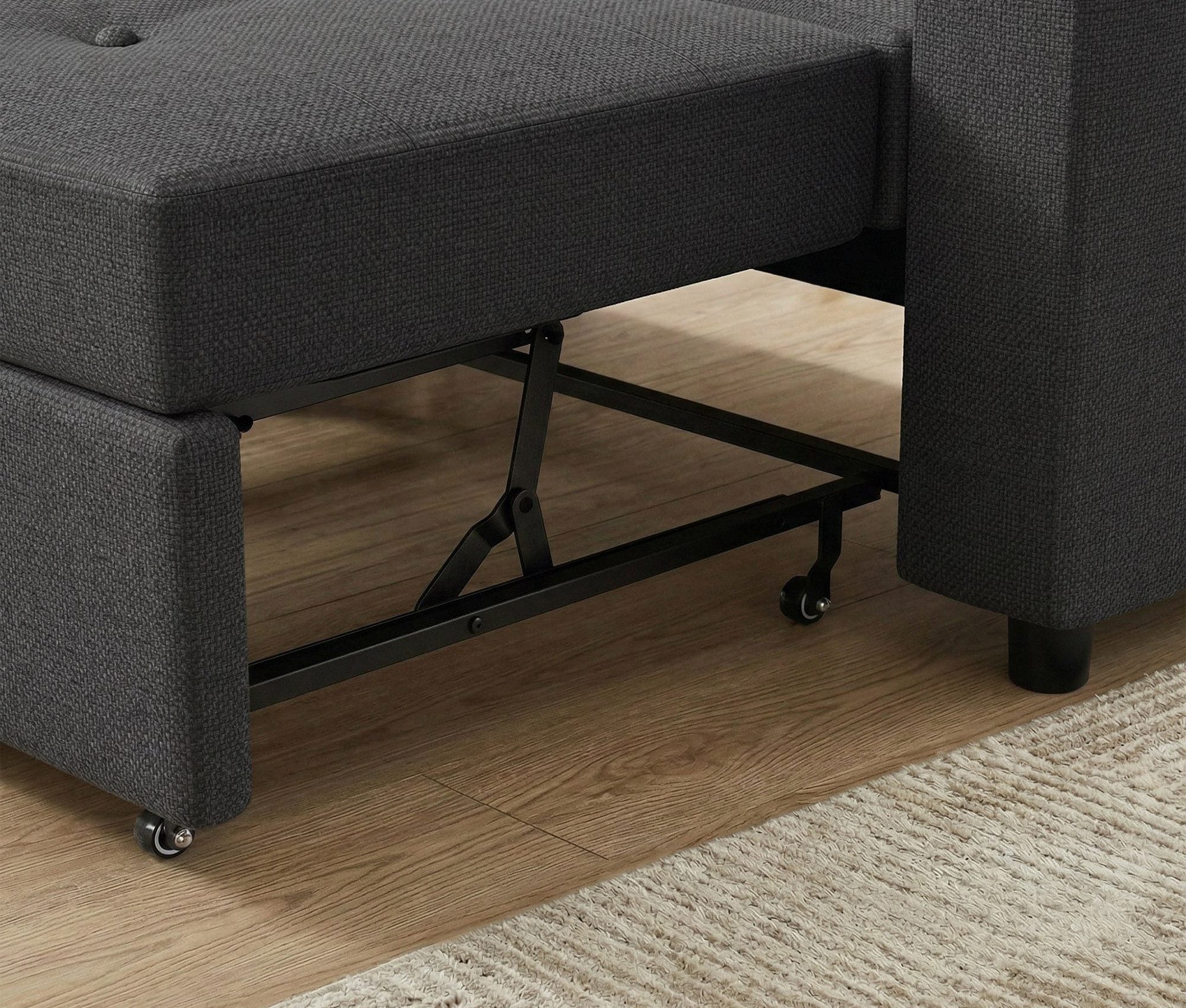 Eck-Schlafsofa mit Schlaffunktion