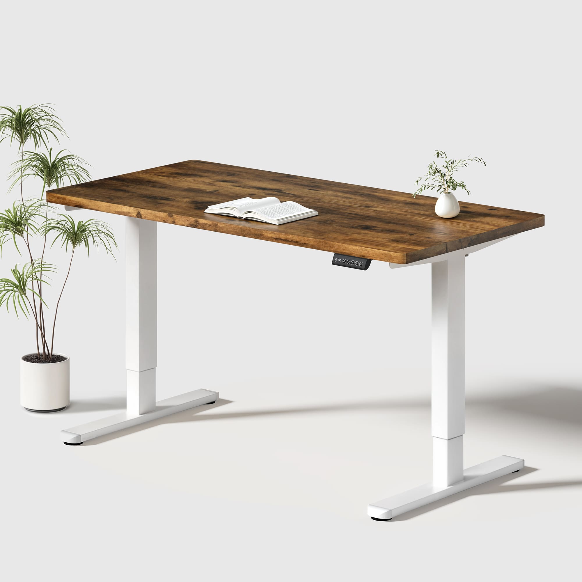 Basic Höhenverstellbarer Schreibtisch mit Entire Board Desktop