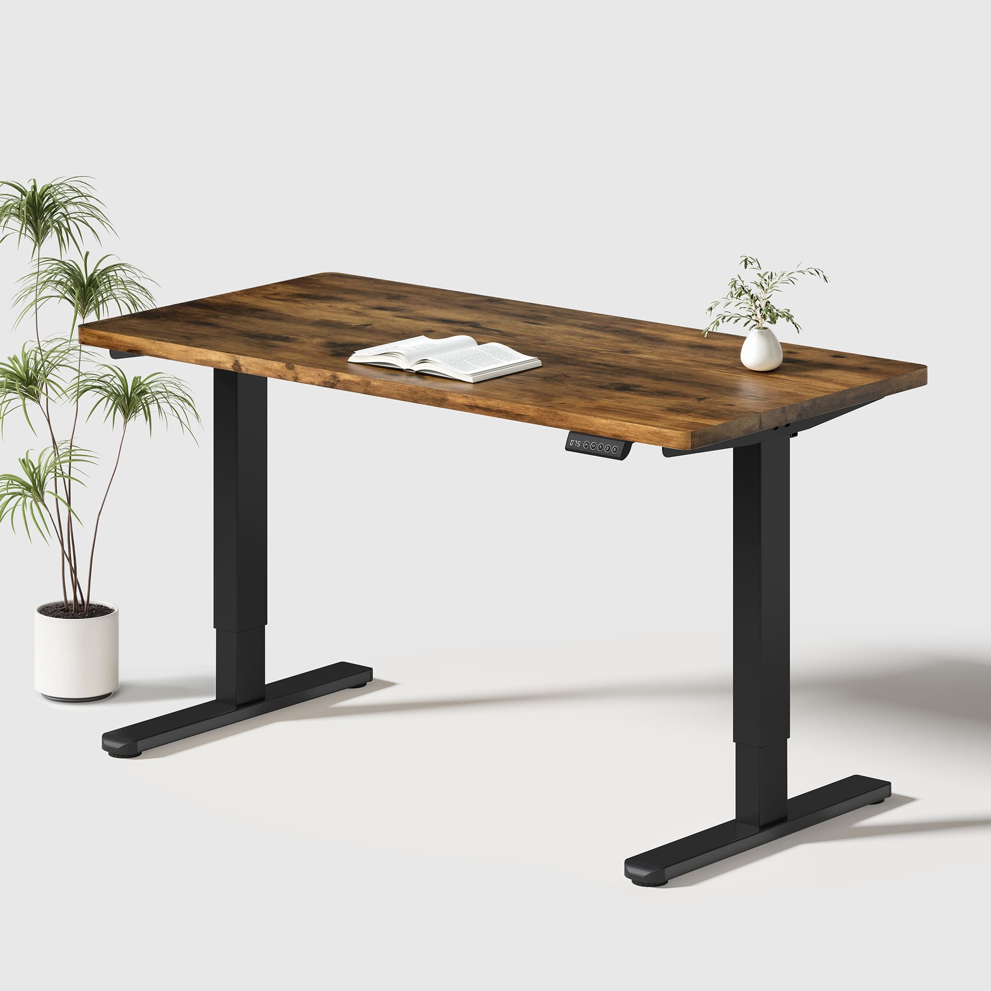 Basic Höhenverstellbarer Schreibtisch mit Entire Board Desktop