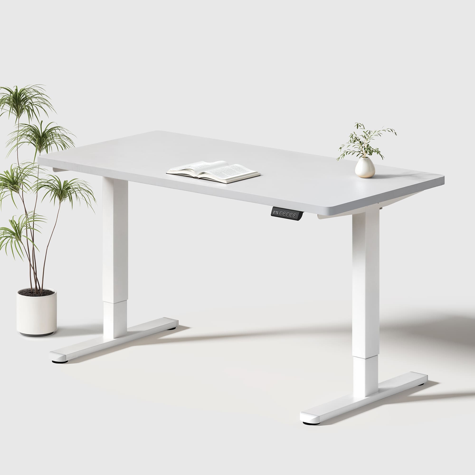 Basic Höhenverstellbarer Schreibtisch mit Entire Board Desktop