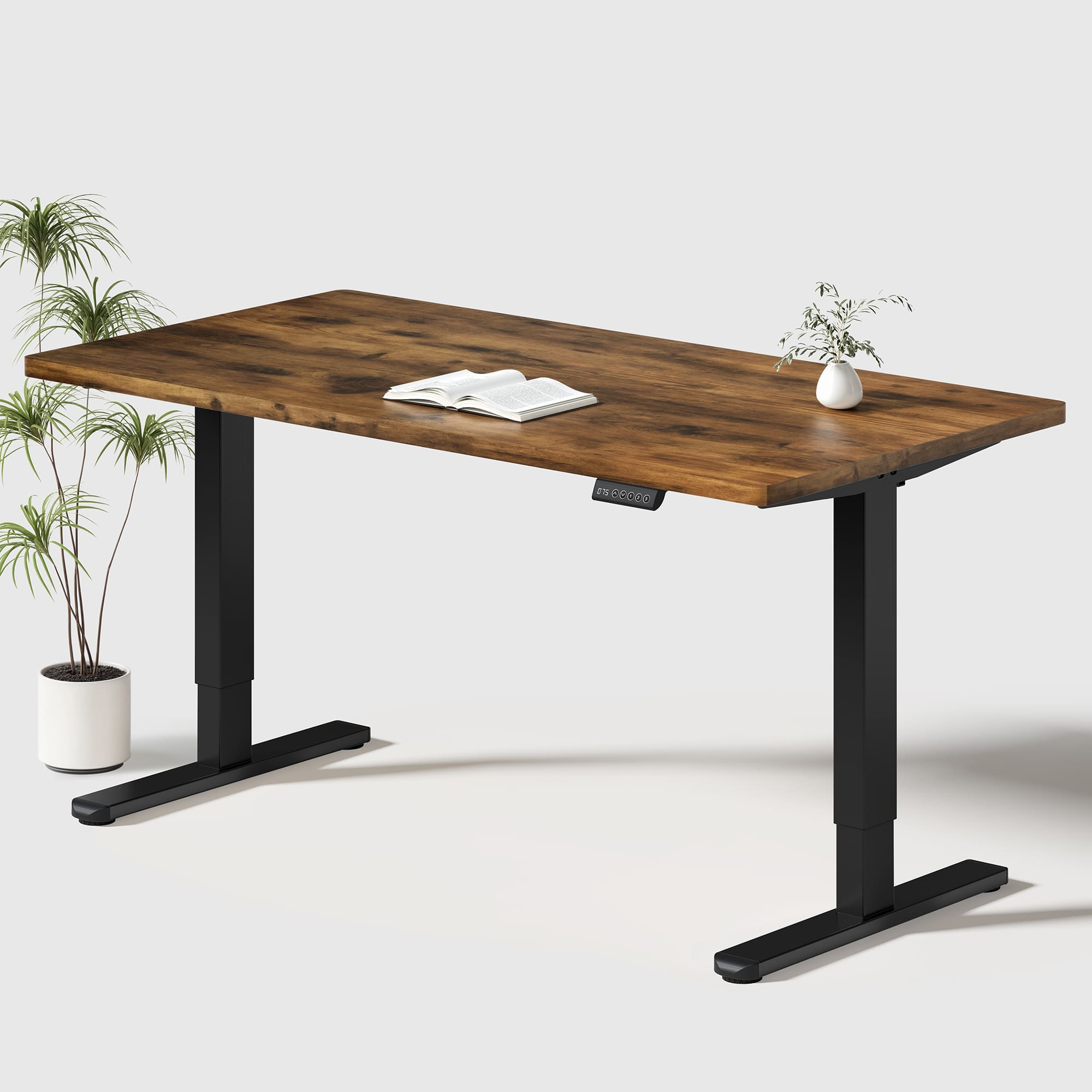 Basic Höhenverstellbarer Schreibtisch mit Entire Board Desktop