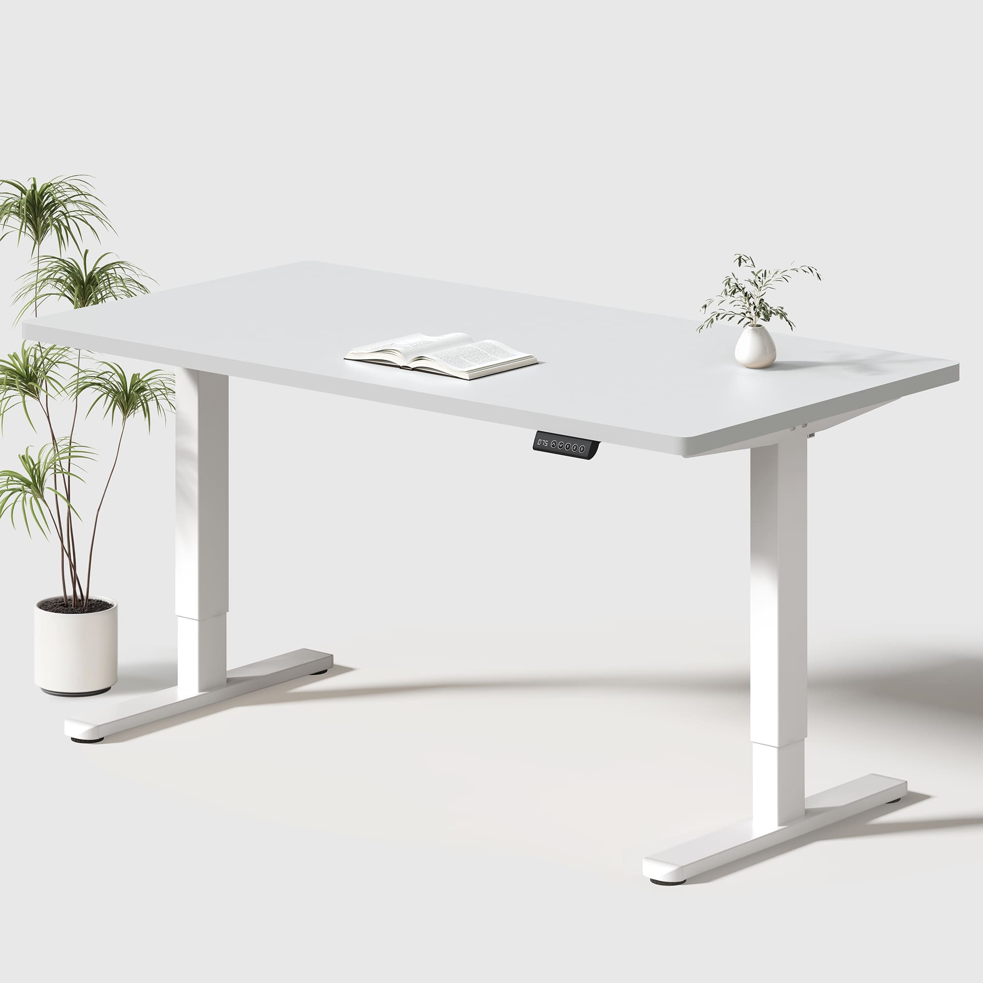 Basic Höhenverstellbarer Schreibtisch mit Entire Board Desktop