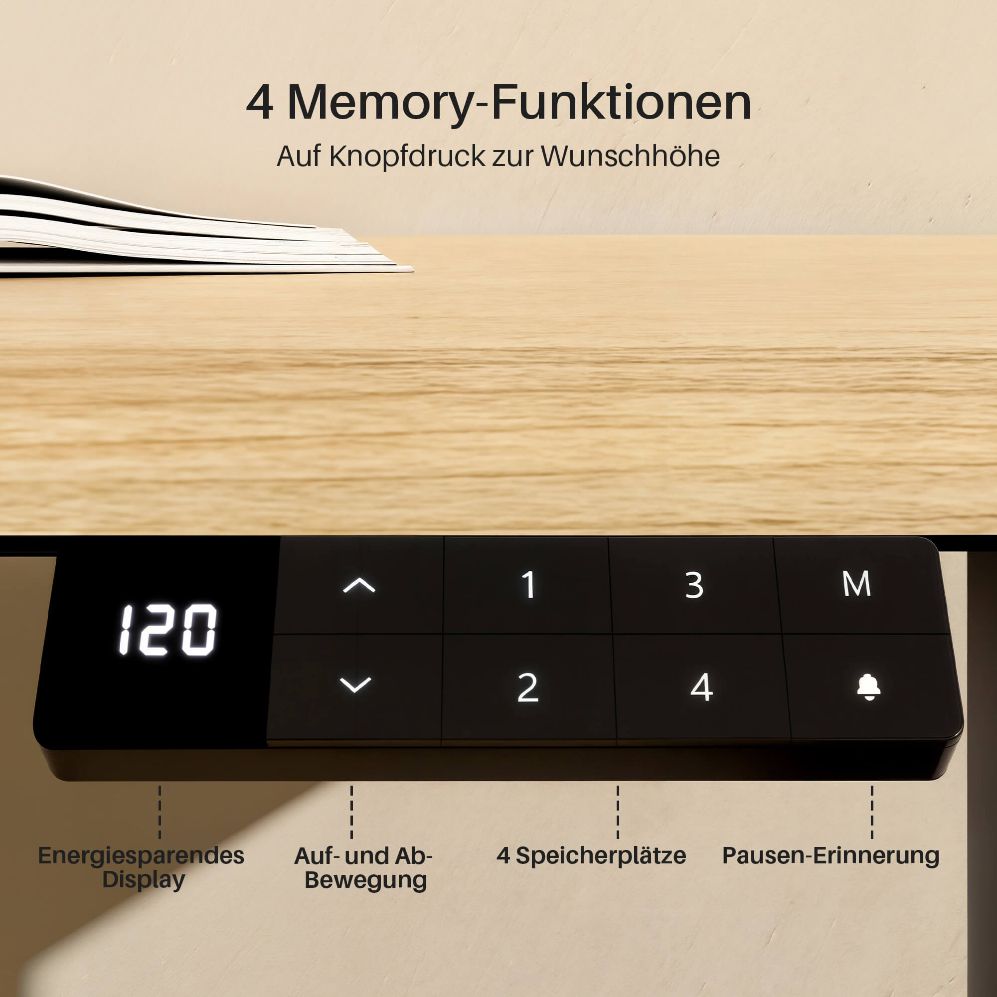 Dual Ultra Tischgestell mit Premium Elektrisch Höhenverstellbarer Schreibtisch