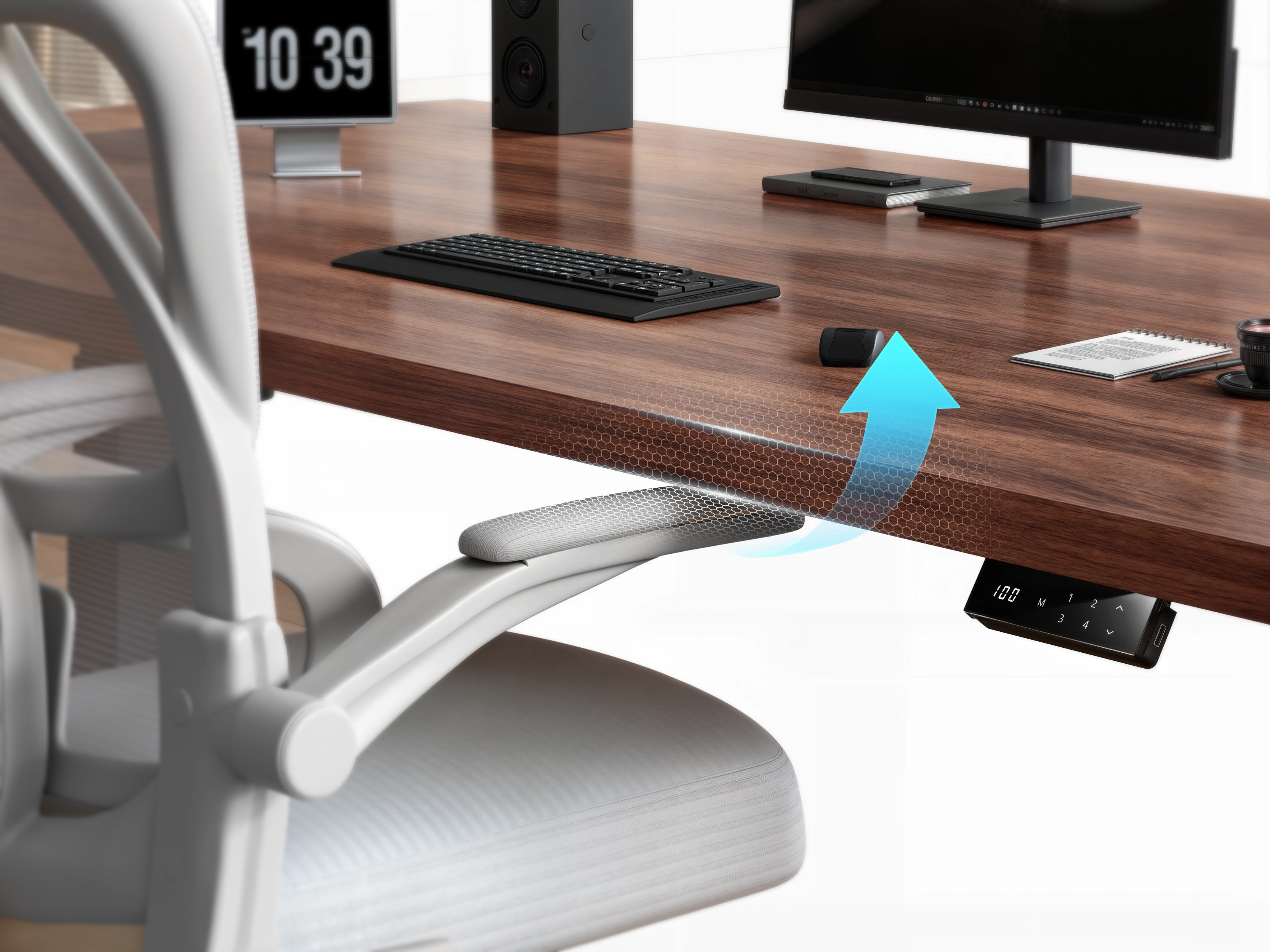 Furniwell Dual Ultra X Pro Höhenverstellbares Tischgestell
