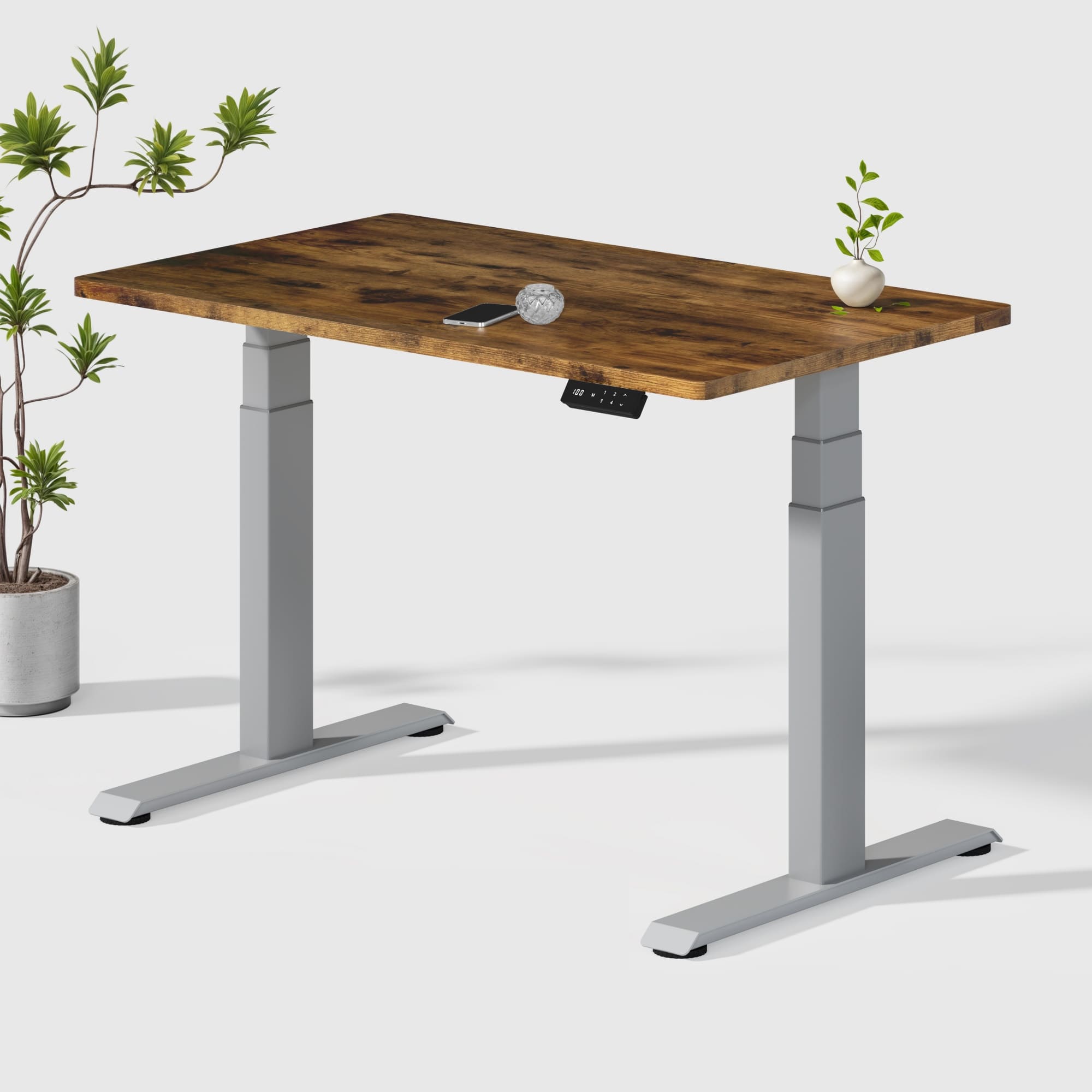 Dual Ultra X Tischgestell mit Premium Elektrisch Höhenverstellbarer Schreibtisch