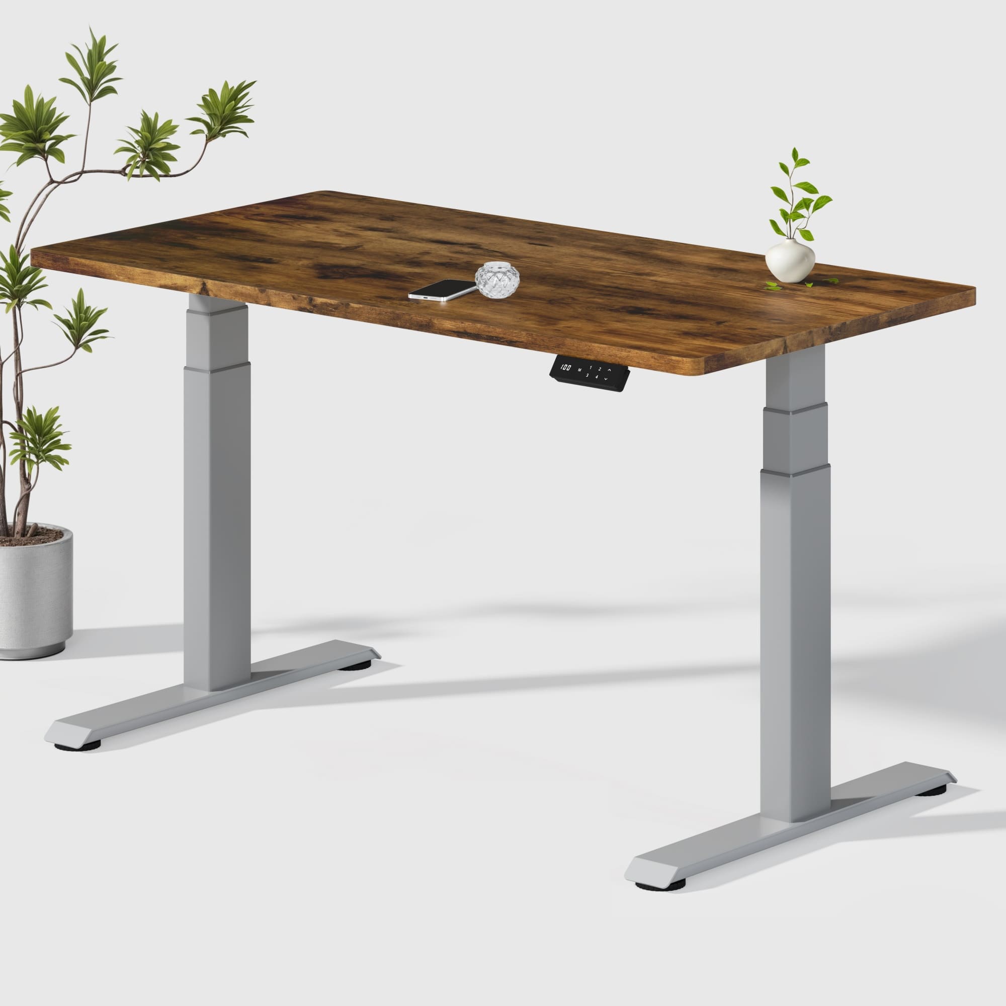 Dual Ultra X Tischgestell mit Premium Elektrisch Höhenverstellbarer Schreibtisch