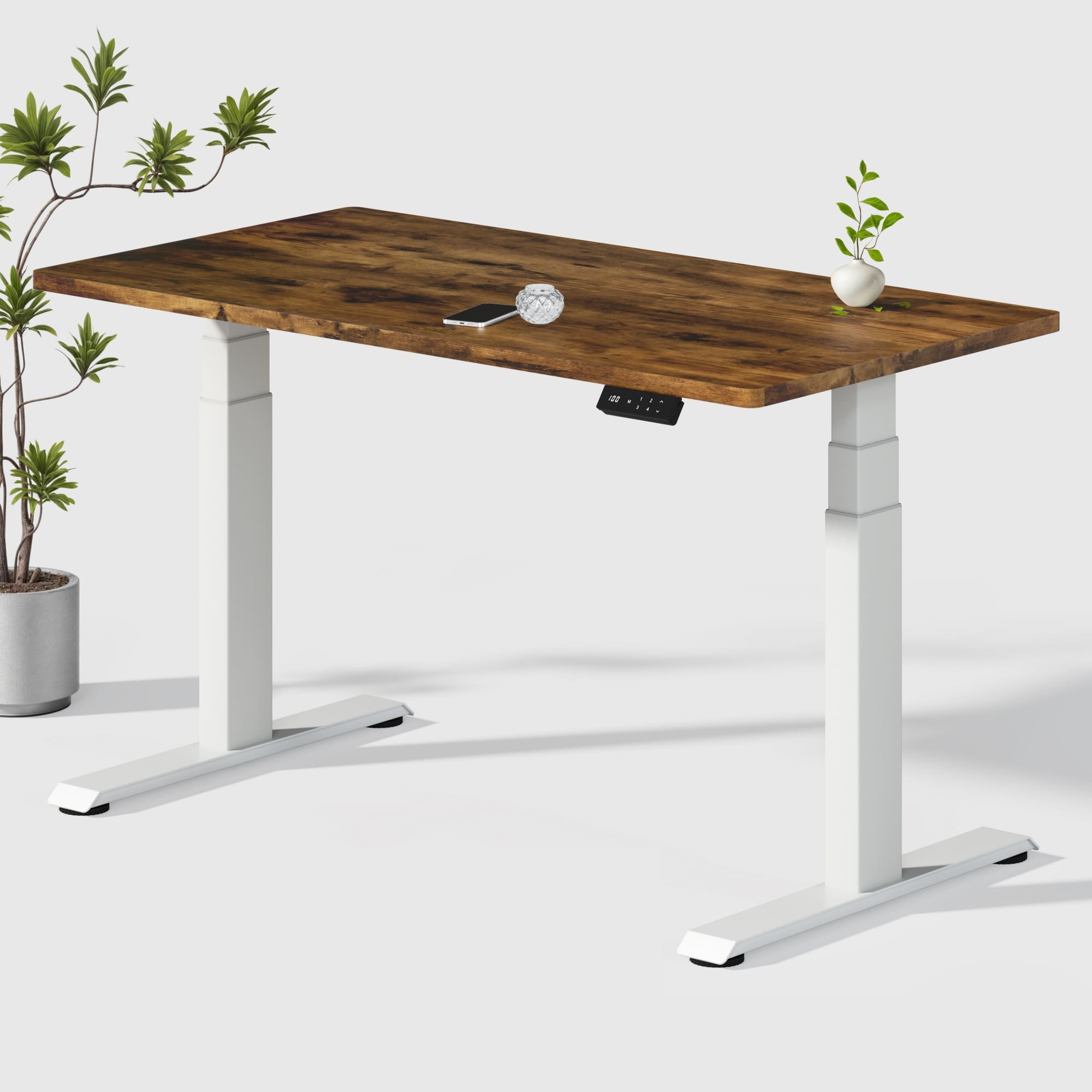 Dual Ultra X Tischgestell mit Premium Elektrisch Höhenverstellbarer Schreibtisch