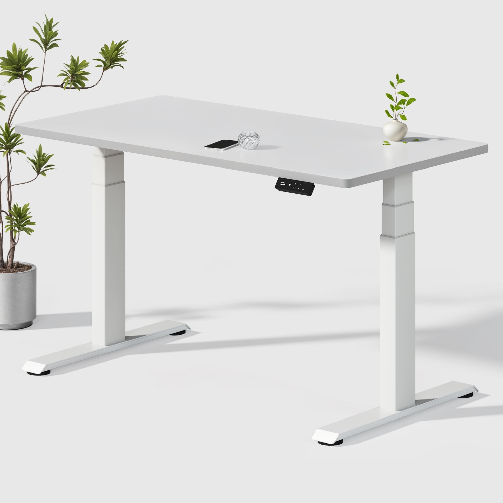 Dual Ultra X Tischgestell mit Premium Elektrisch Höhenverstellbarer Schreibtisch