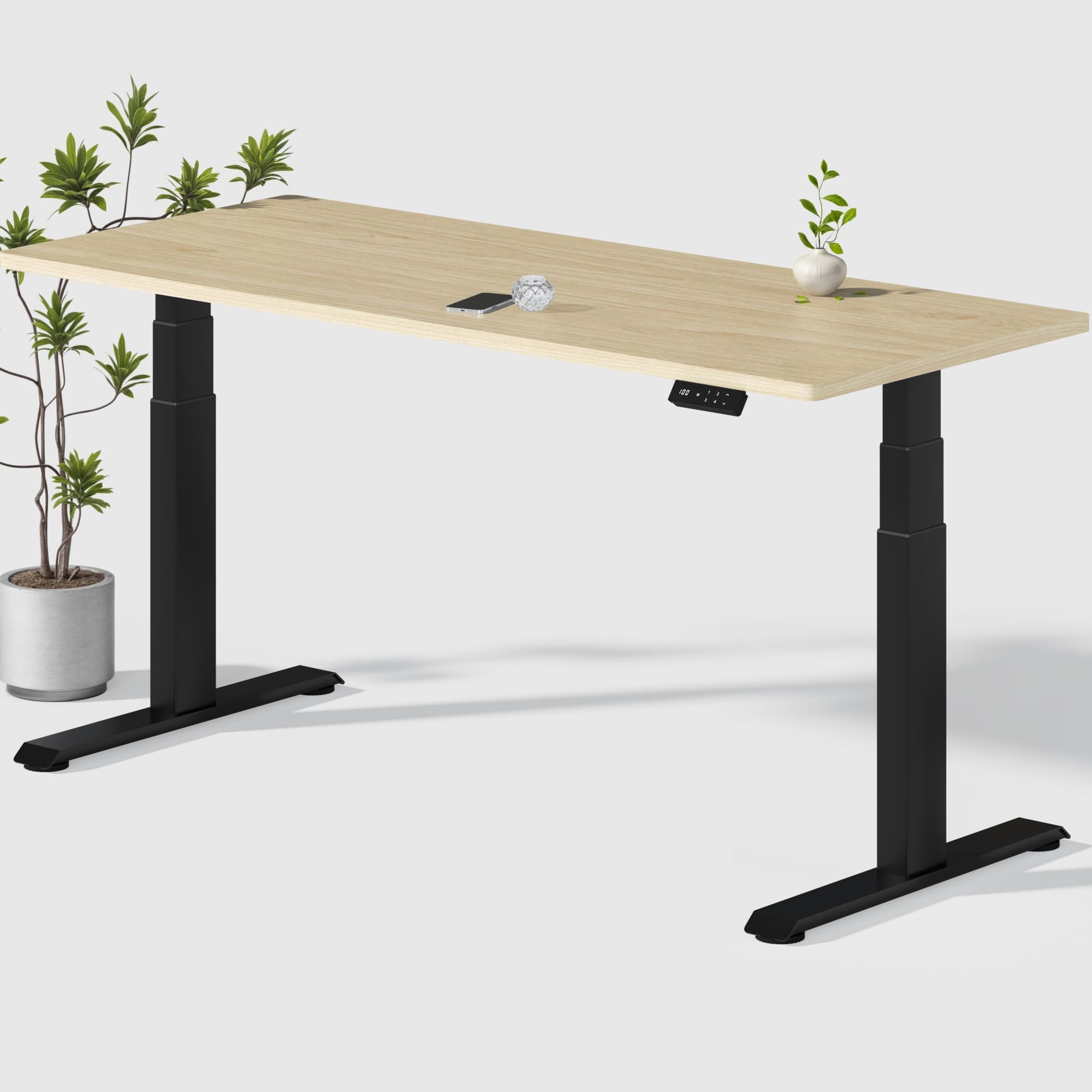 Dual Ultra X Tischgestell mit Premium Elektrisch Höhenverstellbarer Schreibtisch