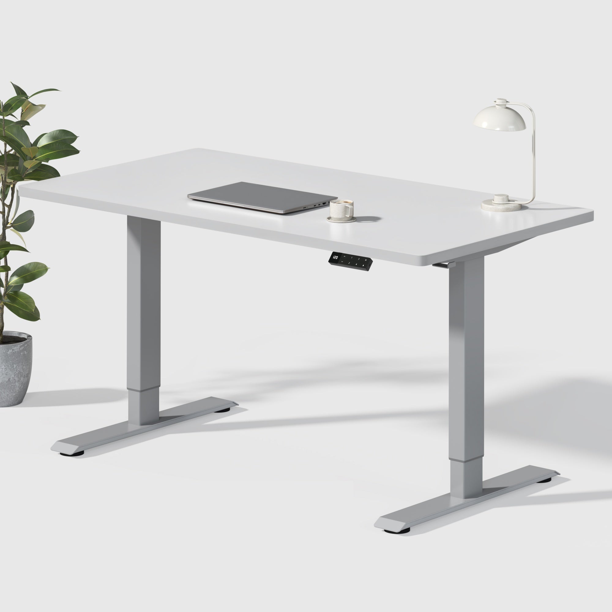 Dual Ultra Tischgestell mit Premium Elektrisch Höhenverstellbarer Schreibtisch