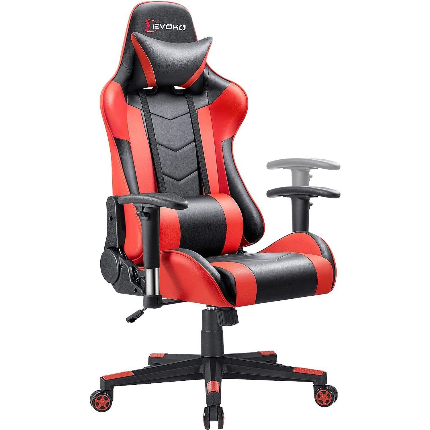 Furniwell Gaming Chair Racing Chair Desk Chair with Geadrest and Lumbar Support