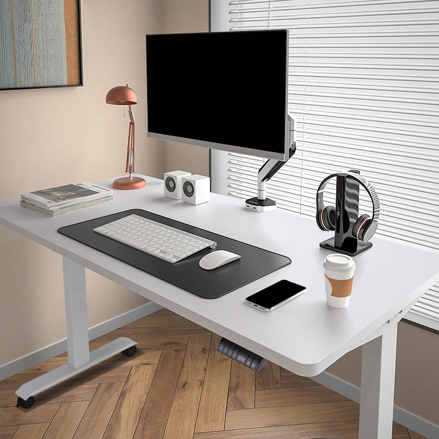 Elektrisch Höhenverstellbarer Schreibtisch 160X80 cm