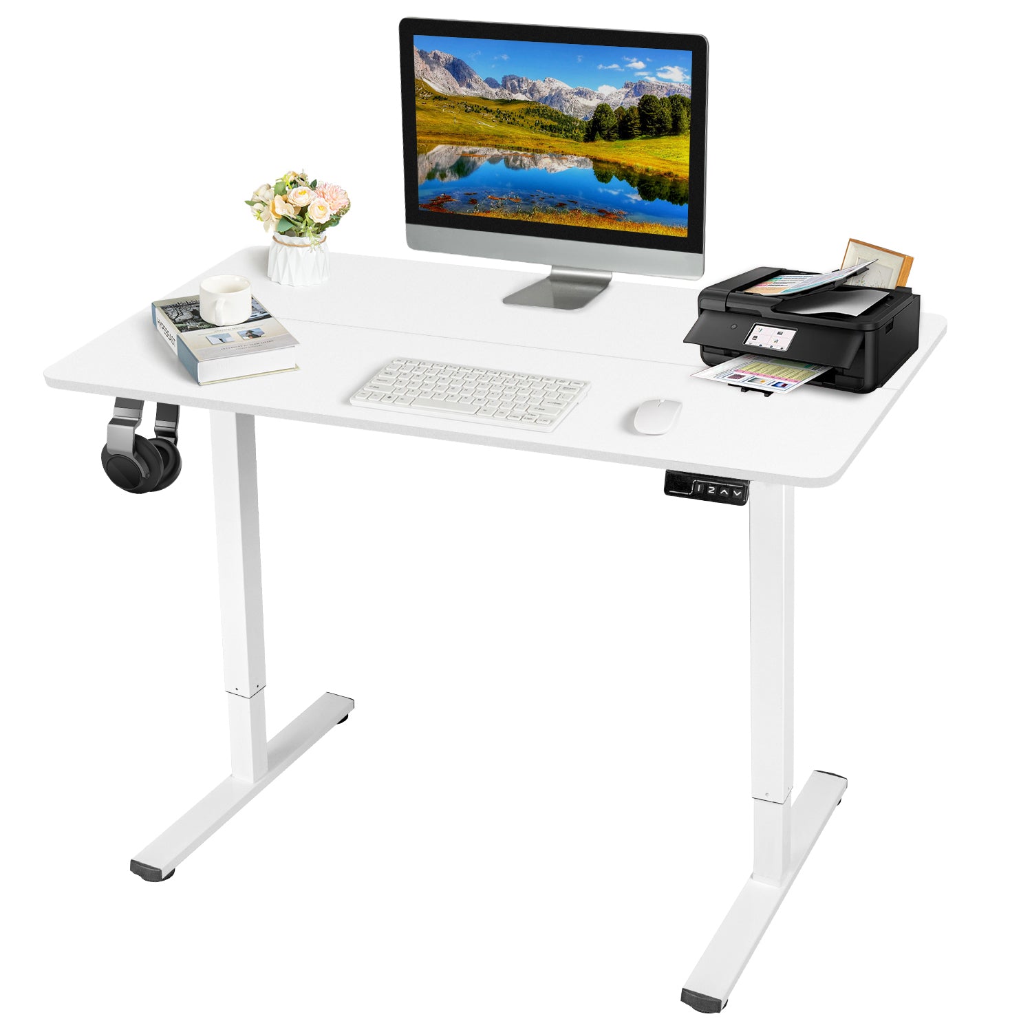 Elektrisch Höhenverstellbarer Schreibtisch 100X60 cm